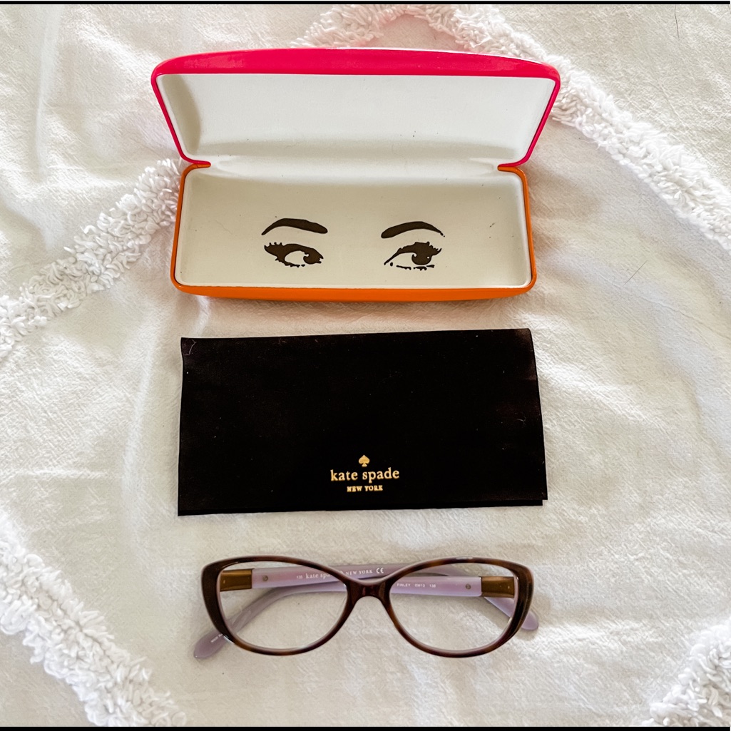 Kate Spade Finley 0w13 Tortoise And Lilac Eyeglasses